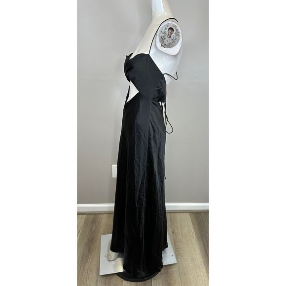 The Sei Twisted Satin Silk Cut-Out Slipdress US8 $978 - Picture 8 of 11